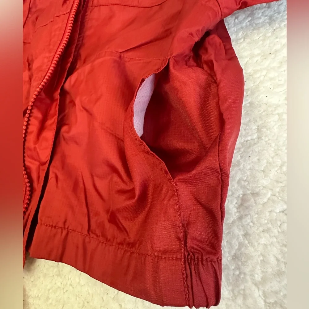 BabyGap dark red lightweight shell jacket Size 6-12 months